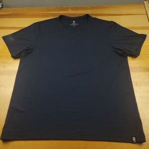 Rhone Essentials Navy Blue Performance TShirt Mens Large Short Sleeve Athletic